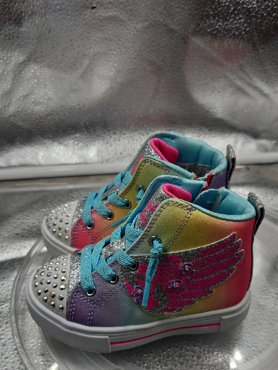 twinkle toes Other - O Pink & White sz 6 Little Girls Rainbow Wings Light Up